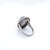 Late 20th Century Platinum Cocktail Ring With Gia Certified Oval Star Sapphire - Size 4.75 For Sale - Image 4 of 8