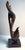 Brown Vintage MCM Hand Carved Wooden Modernist Abstract Sculpture Figurine For Sale - Image 8 of 9