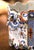 French Pair 19th Century French Rouen Faience Cachepots With Applied Masks For Sale - Image 3 of 10