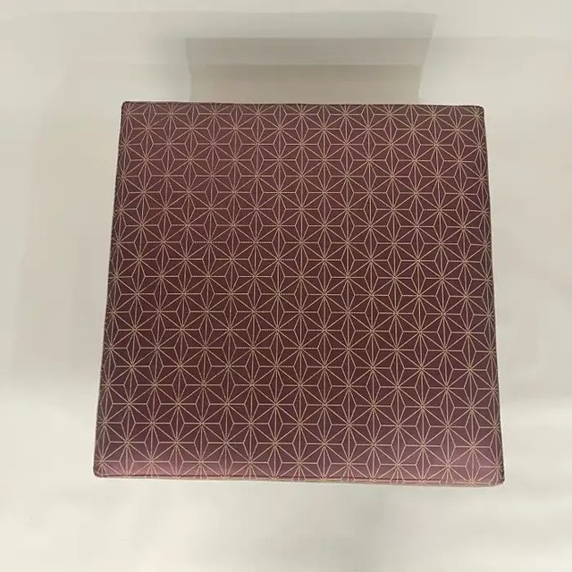 Early 21st Century Modern Moroccan Embossed Leather Ottoman, Usa For Sale - Image 5 of 9