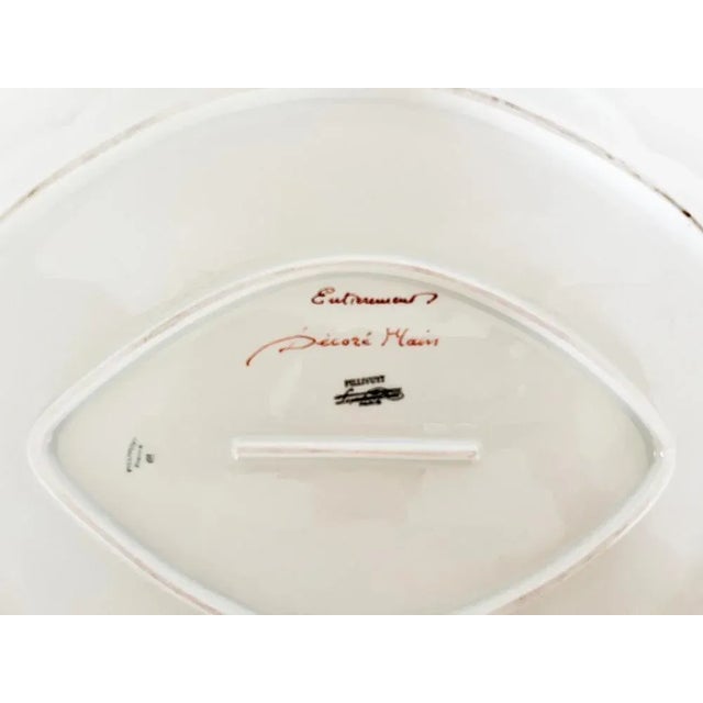 Antique French Limoges Pink Tray, 1890s For Sale - Image 3 of 6