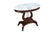 Victorian 1970s 2 Victorian Revival Cherry Marble Top Lyre Harp Hall Entry Parlor Console Tables For Sale - Image 3 of 13