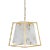 Stacey Gold Leaf & Alabaster Fixture For Sale