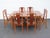 Young Furniture Mid Century Floating Top Sculptura Dining Table Six Chairs 6649 For Sale - Image 17 of 18