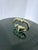 Dark Green Mid 20th Century Cera Ice Bucket in Dark Green With Gold Leaves. For Sale - Image 8 of 9