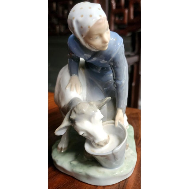 Royal Copenhagen Danish Hand-Painted Fine Porcelain Figurine For Sale - Image 13 of 13