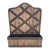 Vintage 1970's Wood Rattan & Leather Wall Organizer Mail Pocket Letter Holder For Sale