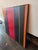 Large scale, bold, abstract painting by Hungarian artist Frederic Karoly. Based on his other work and style at various...