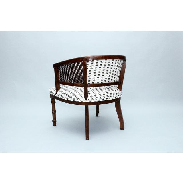 Cane Barrel Back Chair Chairish