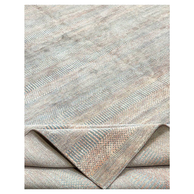 Handwoven Modern Tribal Area Rug 12x15 For Sale - Image 4 of 12