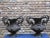 Early 20th Century Decorative Cast Iron Urns, Set of 2 For Sale - Image 6 of 7