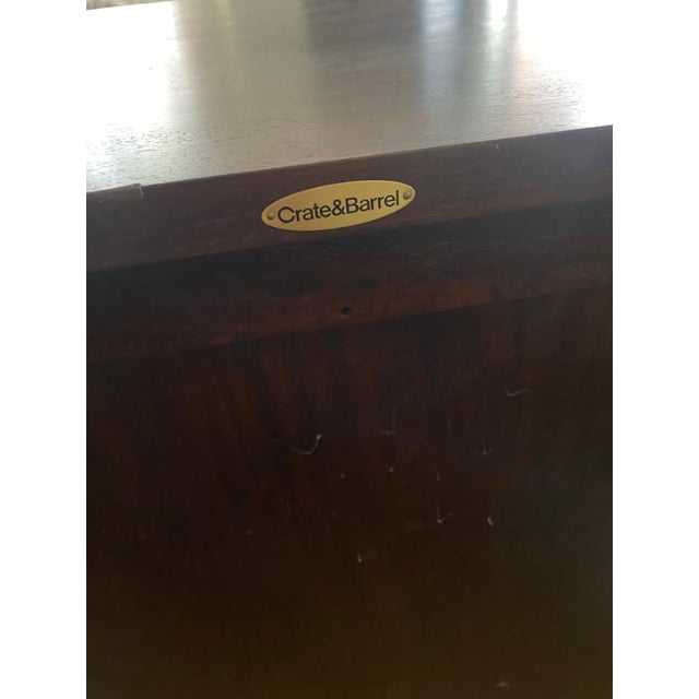 Crate & Barrel Crate & Barrel Cabria Sideboard Buffet Server Credenza Cabinet For Sale - Image 4 of 11