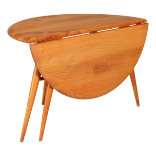 Mid-Century Elm and Beech Drop-Leaf Side Table from Ercol, 1960s For Sale