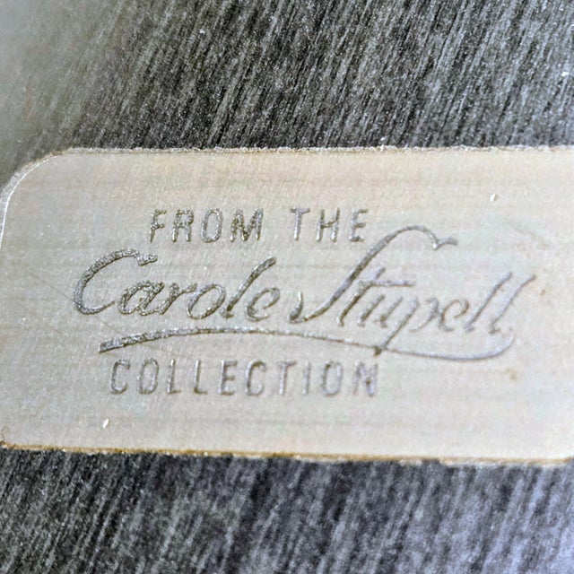 Gold Vintage Carole Stupell Collection Gold-Tone Pierced Gallery Serving Tray, Hollywood Regency For Sale - Image 8 of 9