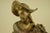 20th Century Mercury-Gilded Bronze Sculptures of Lady and Dandy, France For Sale - Image 14 of 18