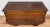 Absolutely stunning handcrafted antique Chinese traveling dowry trunk on wheels. Large wood trunk with flat lid, carved...