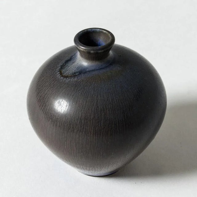 Gustavsberg Miniature Stoneware Vase by Berndt Friberg for Gustavsberg, 1950s For Sale - Image 4 of 8