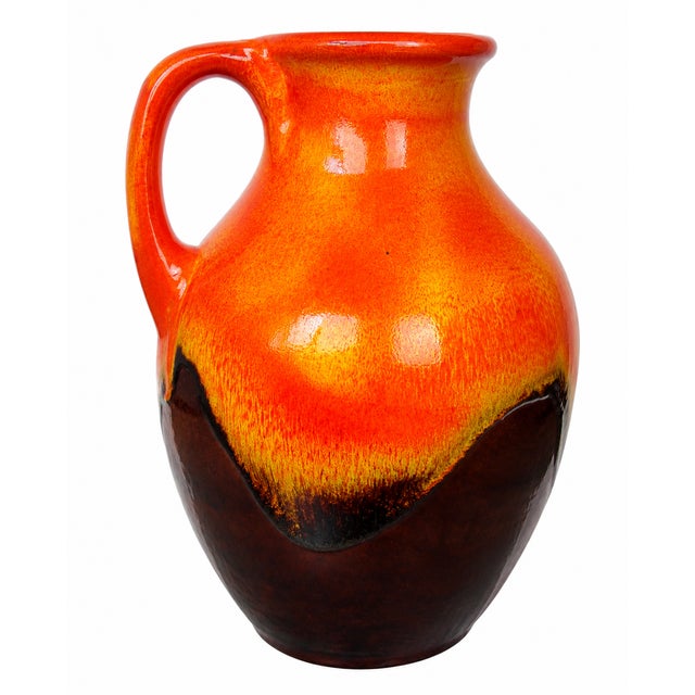 Fat Lava Ceramic Vase, Germany, 1970s For Sale - Image 9 of 9