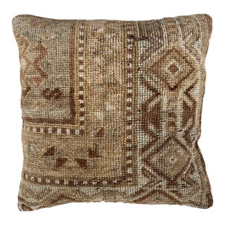 Vintage Turkish Rug Pillow For Sale