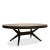 Niedermaier Fulton Round Dining Table W/ Leaves For Sale In New York - Image 6 of 9