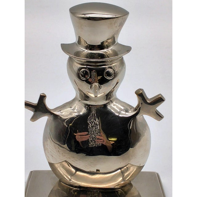 Very cool snowman to hold your heavy stocking full of goodies. Did we say strong? We have heard it all. "The stocking...