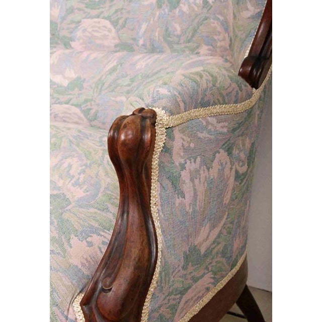 Late Rococo Sofa with Floral Upholstery For Sale - Image 6 of 6