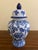 Chinoiserie Blue and White Porcelain Ginger Jar For Sale In South Bend - Image 6 of 7