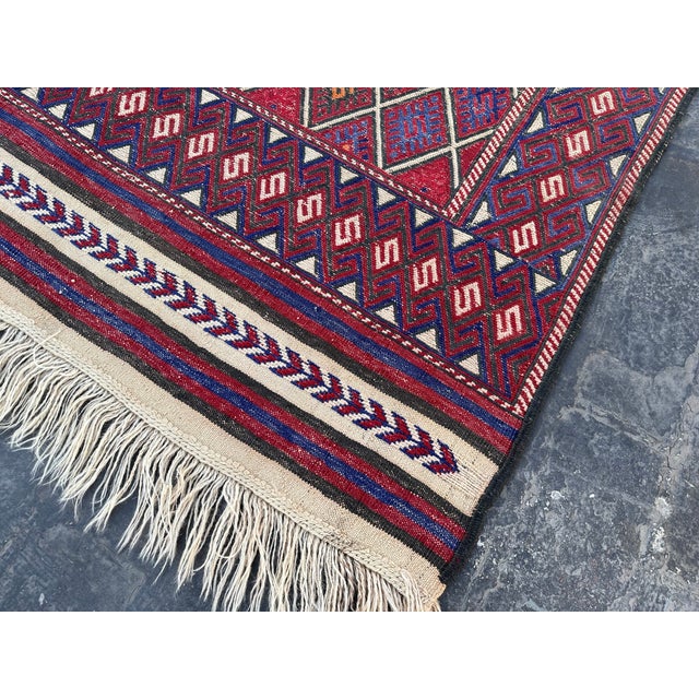 Beautiful 100% wool adresken Afghan kilim handwoven, Your home will look better with this kilim.