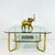 Brass Brass Flat Bar 2-Tier Coffee Table in the Style of Milo Baughman For Sale - Image 8 of 12