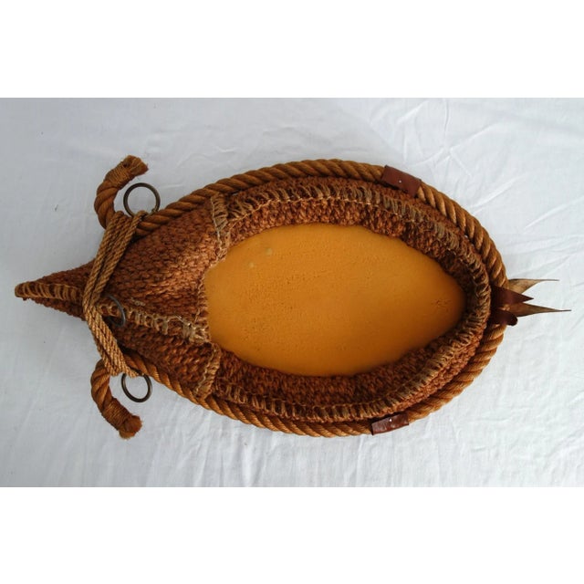 Rope Mirror by Adrien Audoux & Frida Minet, 1950s For Sale - Image 11 of 11