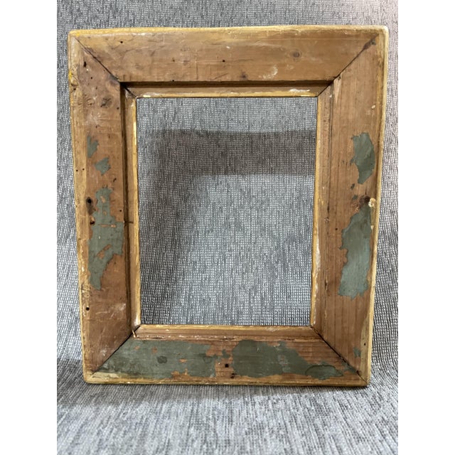 19th Century Golden Wooden Frame For Sale - Image 3 of 8