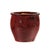 Vintage Chinese Oxblood Glazed Ceramic Planter with Flared Rim For Sale - Image 14 of 18