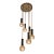 1960s Mid Century Modern Cascading Chandelier For Sale