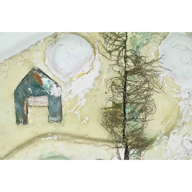 Contemporary Rebecca Miller, Composition, Mixed Media, 1990s For Sale - Image 3 of 5