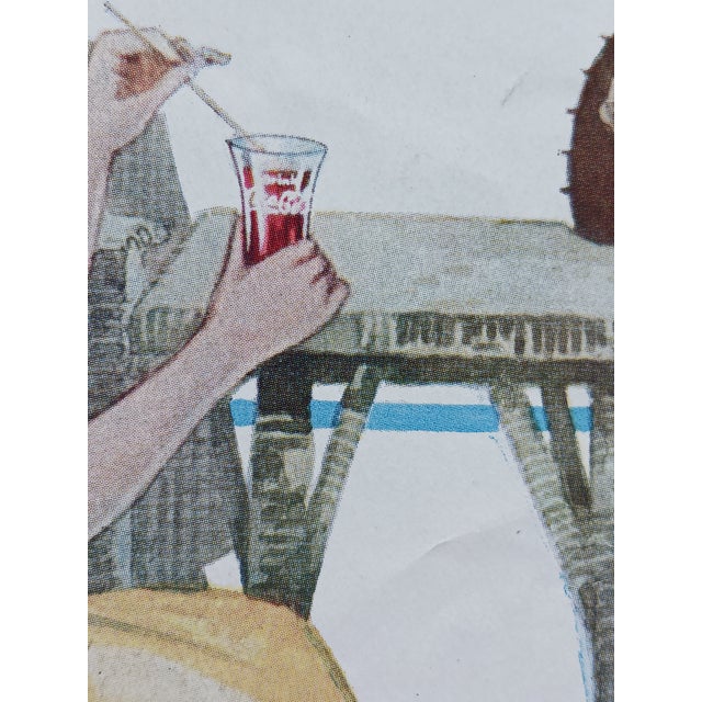 Antique Vintage Coca-Cola Ad "After the Walk" Original Ad 1915 --Model for 1990's Collectible Barbie and Print Ad For Sale - Image 4 of 7