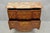 Vintage French Louis XV Style Marquetry Inlay Marble Top Commode Dresser Chest For Sale - Image 4 of 18