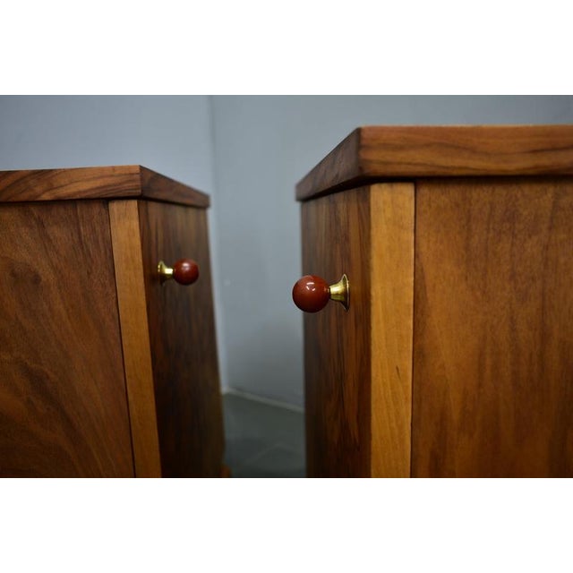 Art Deco Bedside Tables, Czechoslovakia, 1932, Set of 2 For Sale - Image 17 of 18