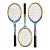 Vintage Americana Boho Chic Chris Evert Wood Wilson Tennis Rackets Decorative Objects - Set of 3 For Sale