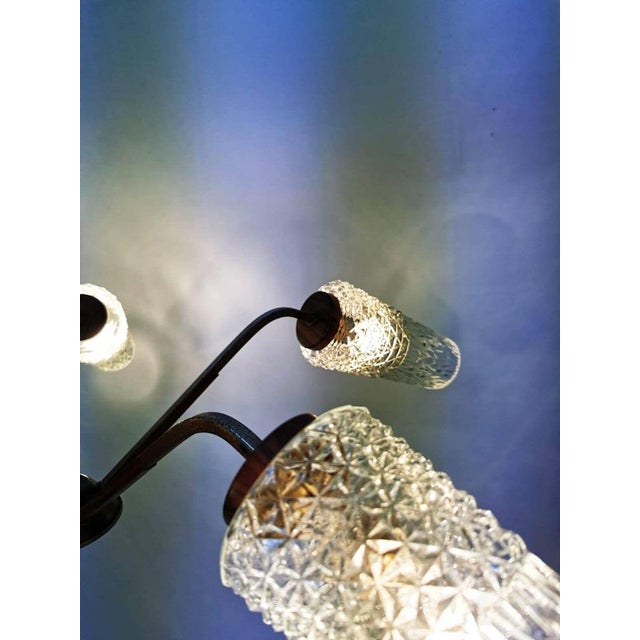 Gold Large Mid-Century Pendant Lamp, 1960s For Sale - Image 8 of 10