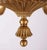 Antique Polished Brass Chandelier For Sale - Image 4 of 6