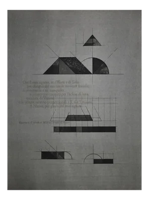 Walter Valentini, Nippur Temple, Etching, 1976