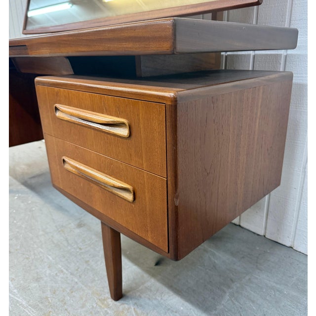 Wood Mid-Century Danish Modern G-Plan Teak Vanity For Sale - Image 7 of 13