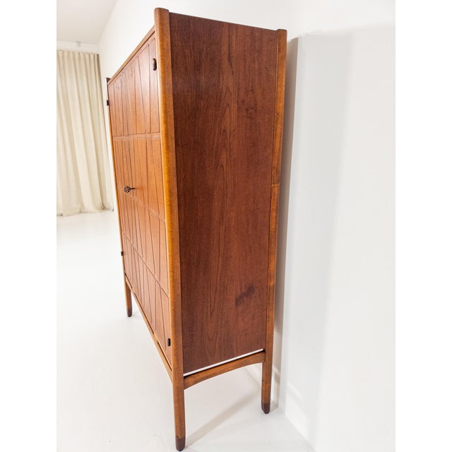 Swedish Bangkok Cabinet by Yngve Ekström for Westerbergs Möbler, 1950s For Sale - Image 9 of 12