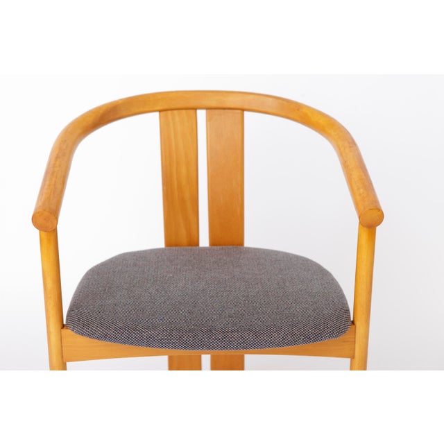 Casala Mid-Century Modern Beech Dining Chairs from Casala, Germany, 1970s, Set of 4 For Sale - Image 4 of 12