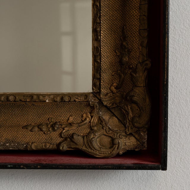 Gold 19th Century France Rococo Gold Wood Mirror For Sale - Image 8 of 8