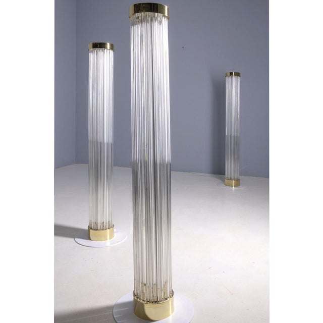 Designed by Jaroslav Bejvl Sr. and produced by Chandeliers NP in Kamenický Šenov, this mid-century floor lamp represents...