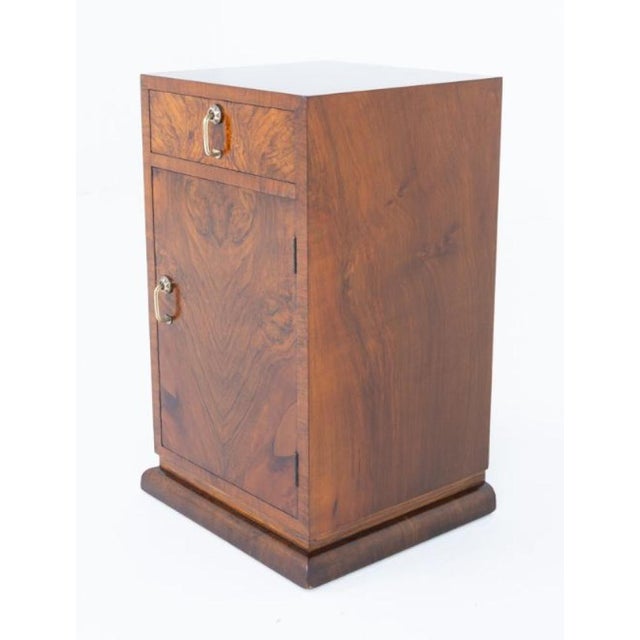 Wood Art Deco Bedside Cabinet, 1930s For Sale - Image 7 of 7
