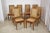 Mid-Century Modern Set of 8 Walnut & Leather Dining Chairs With Extendable Table by André Sornay For Sale - Image 3 of 17