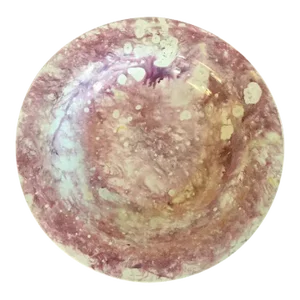 1810 English Wedgwood Creamware Pink Moonlight Luster Bowl