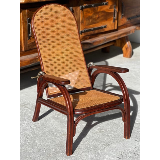 Adjustable Morris Armchair by Otto Prutscher for Thonet, Austria, 1905 For Sale - Image 6 of 6